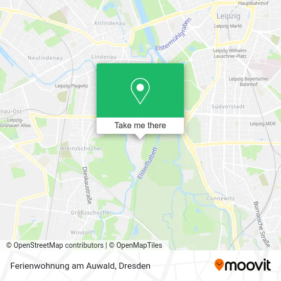 Карта Ferienwohnung am Auwald