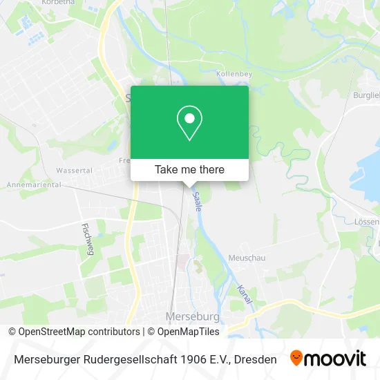 Карта Merseburger Rudergesellschaft 1906 E.V.