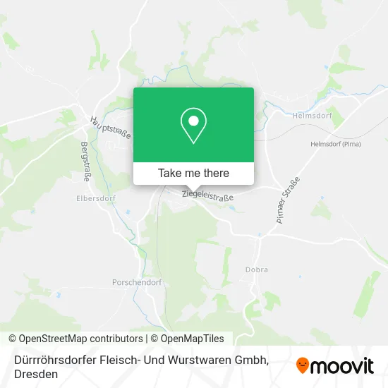 Карта Dürrröhrsdorfer Fleisch- Und Wurstwaren Gmbh