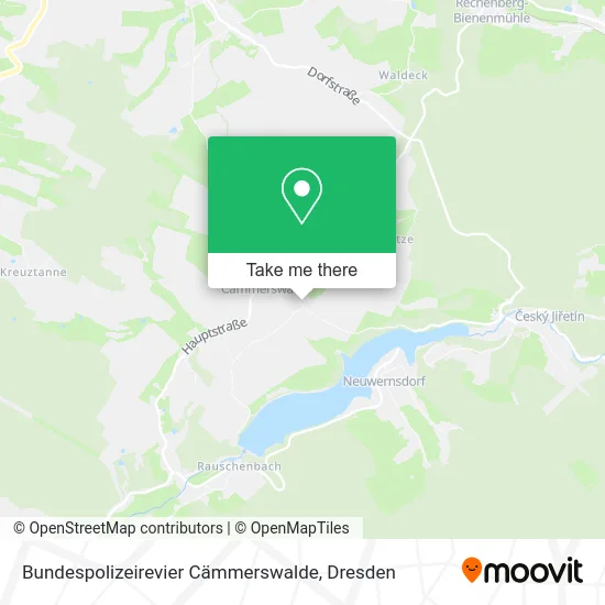 Карта Bundespolizeirevier Cämmerswalde
