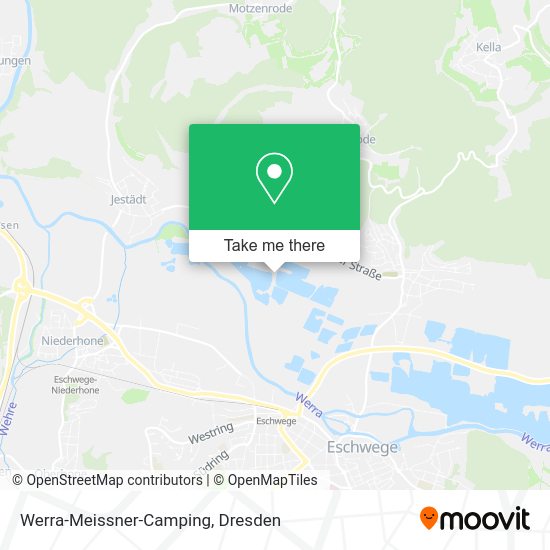 Карта Werra-Meissner-Camping