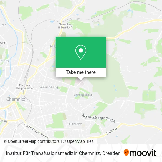 Карта Institut Für Transfusionsmedizin Chemnitz