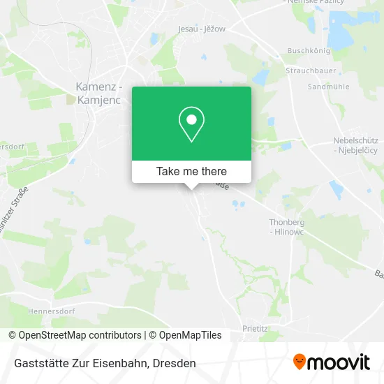 Карта Gaststätte Zur Eisenbahn