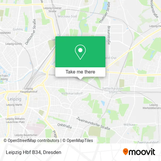 Карта Leipzig Hbf B34
