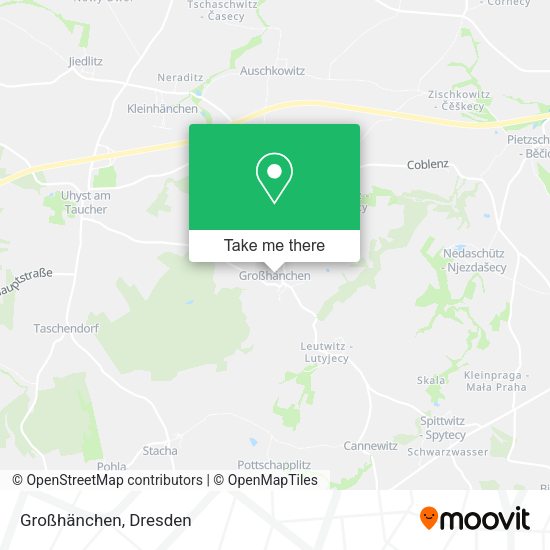 Карта Großhänchen