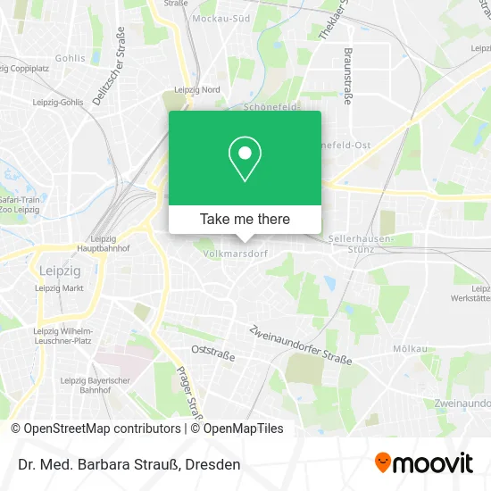 Карта Dr. Med. Barbara Strauß