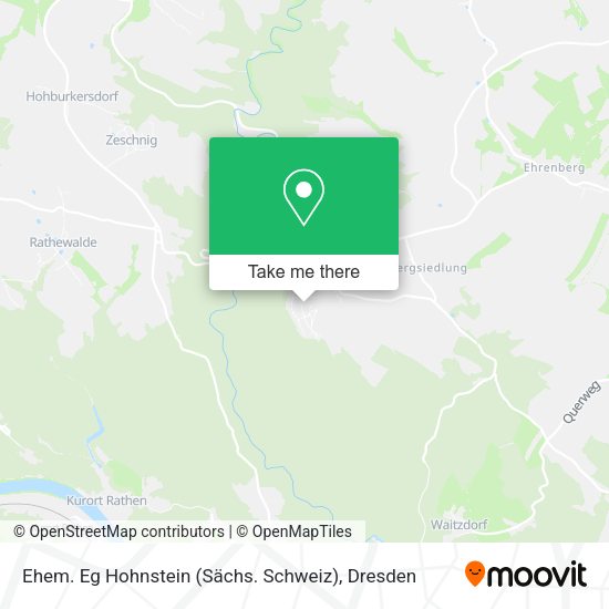 Карта Ehem. Eg Hohnstein (Sächs. Schweiz)