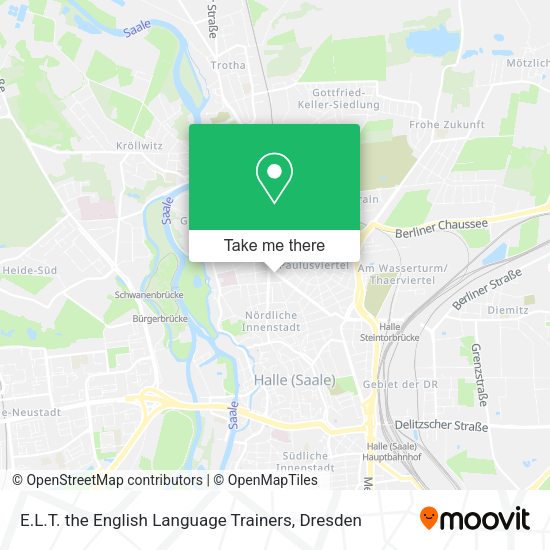 Карта E.L.T. the English Language Trainers