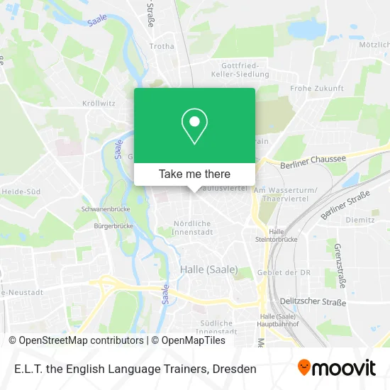 Карта E.L.T. the English Language Trainers