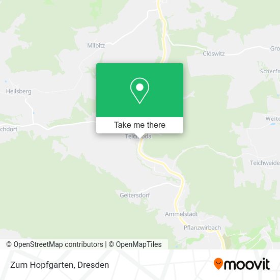 Карта Zum Hopfgarten