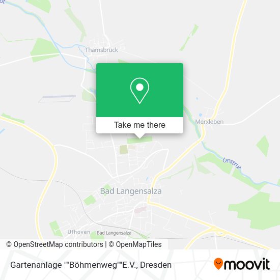 Карта Gartenanlage ""Böhmenweg""E.V.