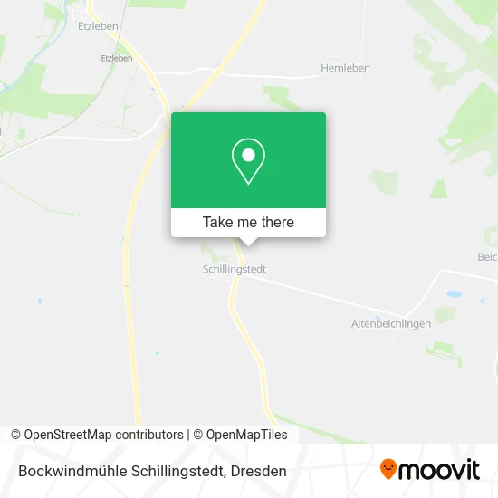 Карта Bockwindmühle Schillingstedt