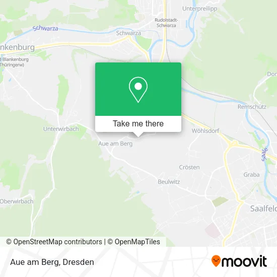 Карта Aue am Berg