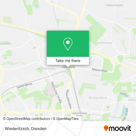 Карта Wiederitzsch