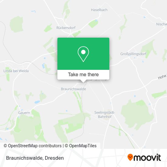 Карта Braunichswalde