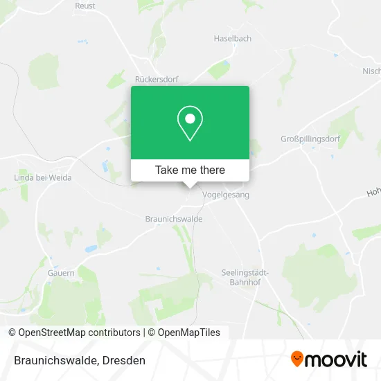 Карта Braunichswalde