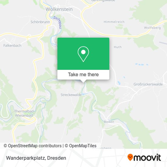 Карта Wanderparkplatz