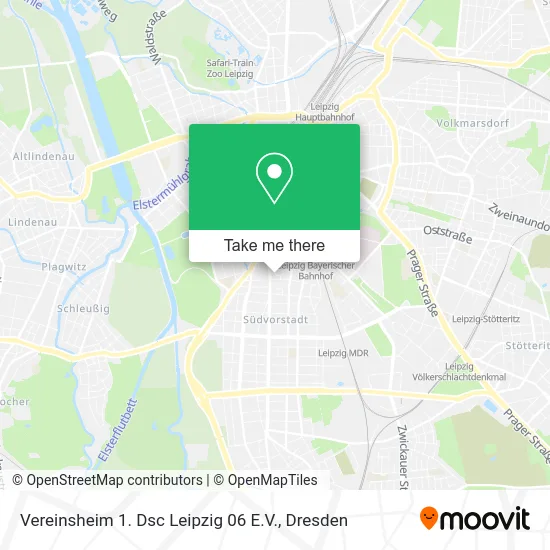 Карта Vereinsheim 1. Dsc Leipzig 06 E.V.