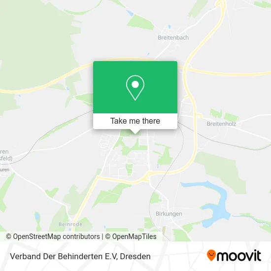 Карта Verband Der Behinderten E.V
