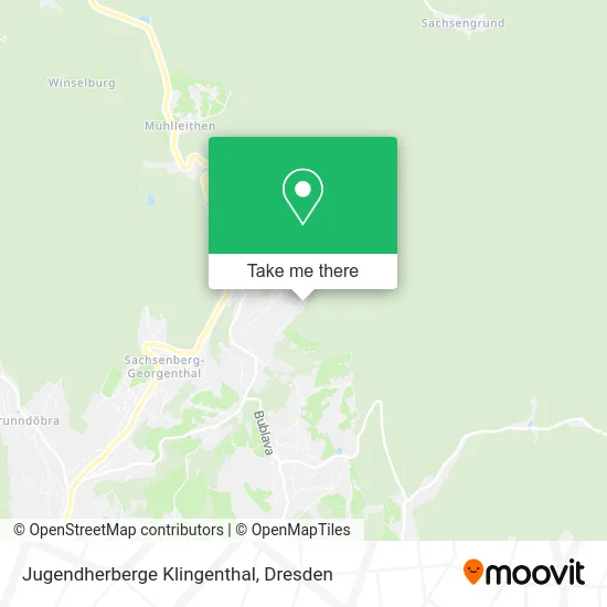 Карта Jugendherberge Klingenthal
