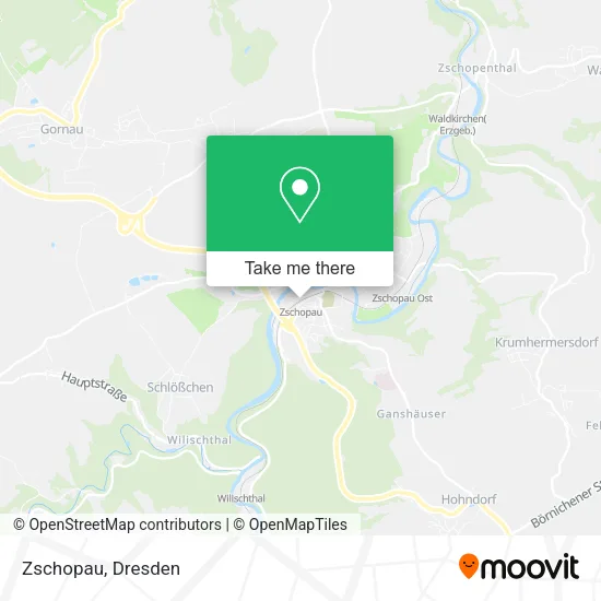 Карта Zschopau