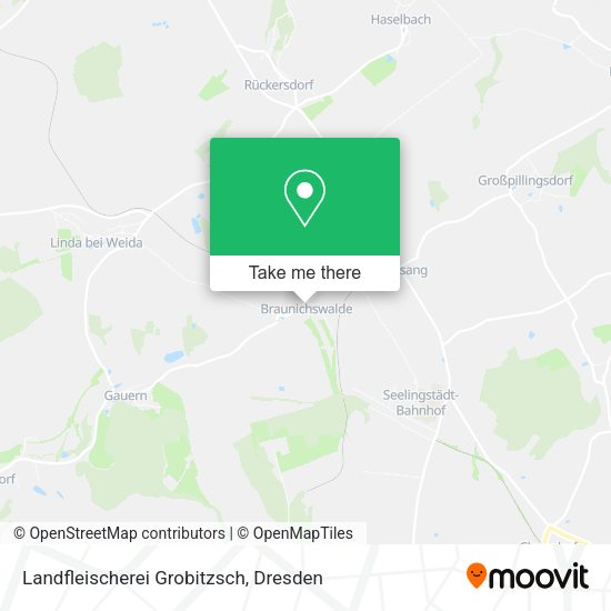 Карта Landfleischerei Grobitzsch