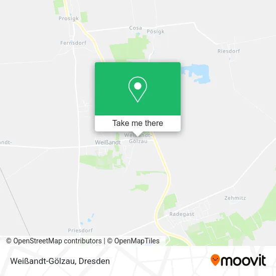 Weißandt-Gölzau map