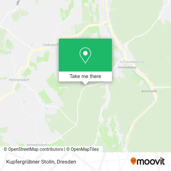 Карта Kupfergrübner Stolln