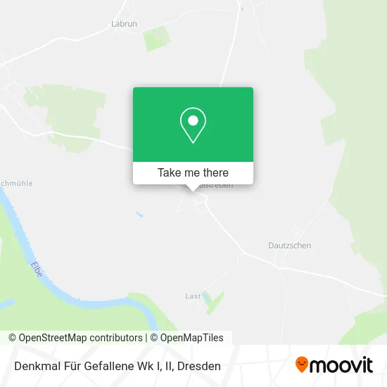 Карта Denkmal Für Gefallene Wk I, II