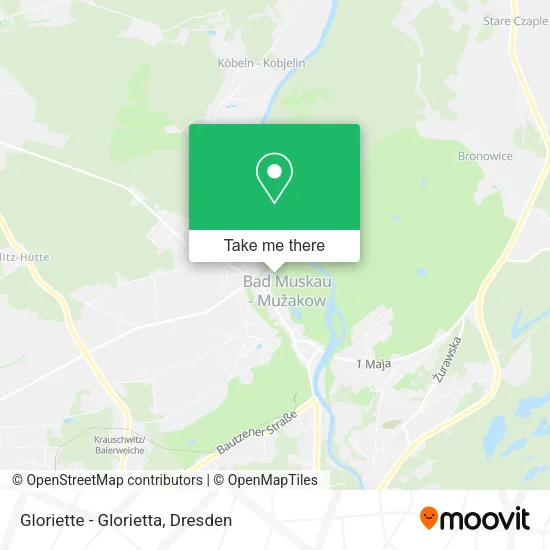 Карта Gloriette - Glorietta