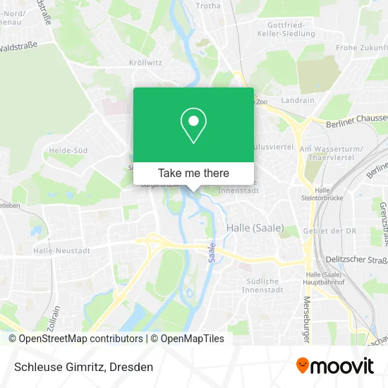 Карта Schleuse Gimritz