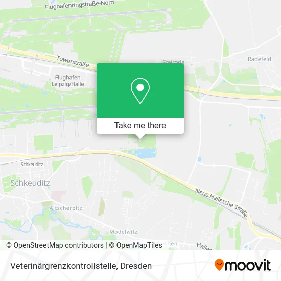 Карта Veterinärgrenzkontrollstelle