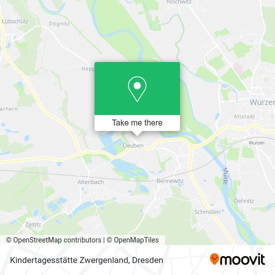 Карта Kindertagesstätte Zwergenland