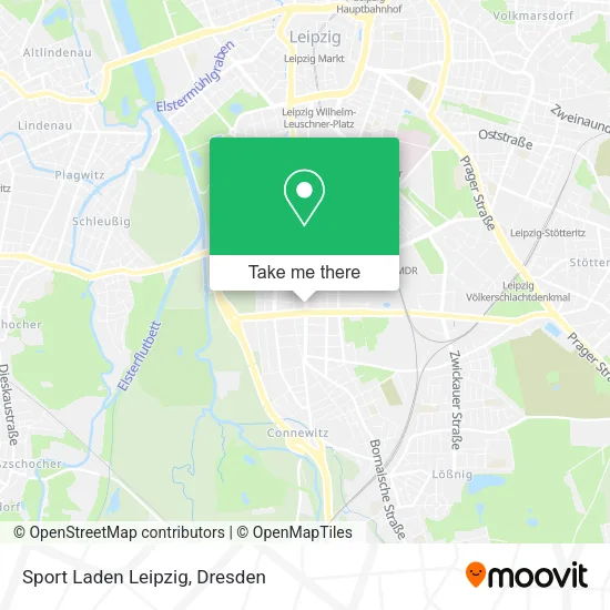Карта Sport Laden Leipzig