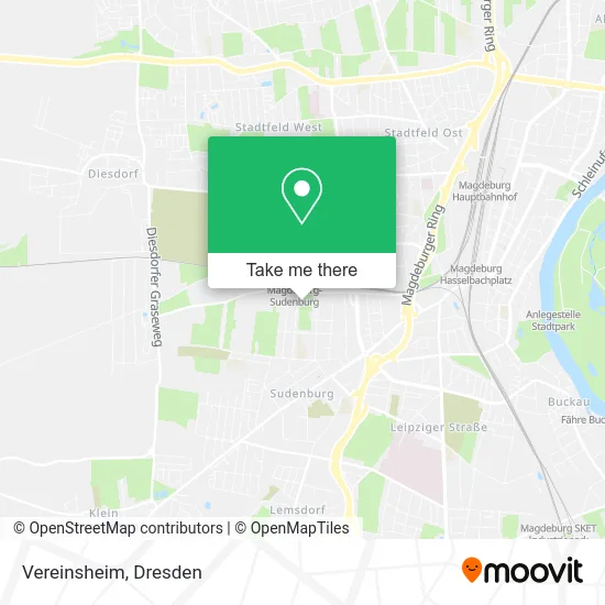 Карта Vereinsheim