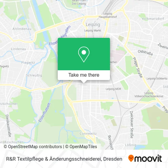 Карта R&R Textilpflege & Änderungsschneiderei