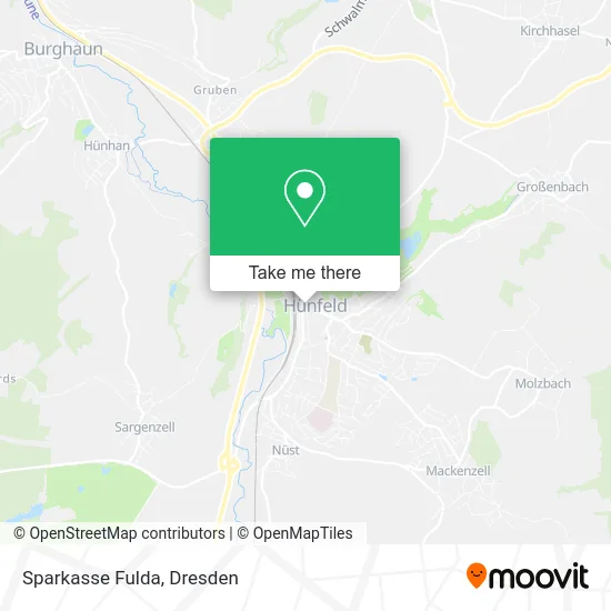 Sparkasse Fulda map