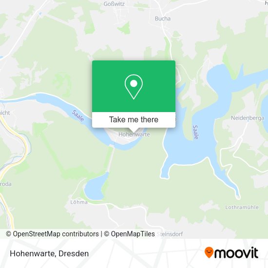 Карта Hohenwarte