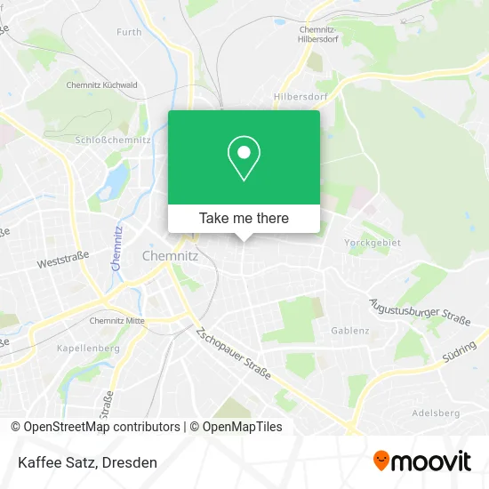 Карта Kaffee Satz