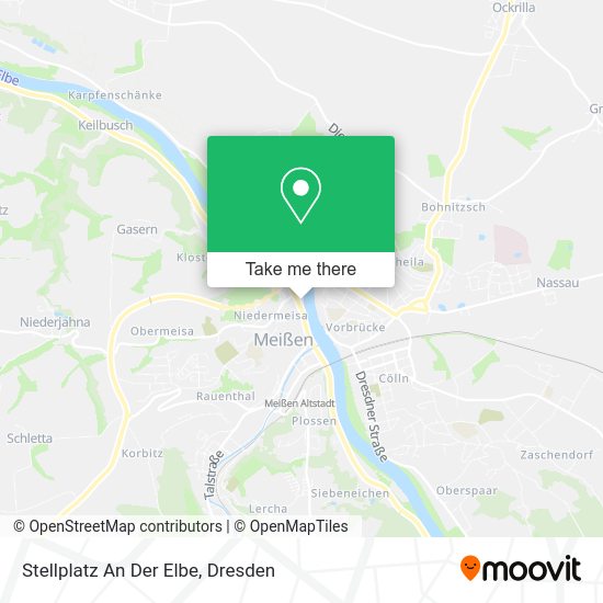 Карта Stellplatz An Der Elbe