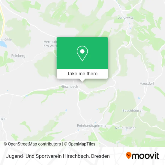 Карта Jugend- Und Sportverein Hirschbach