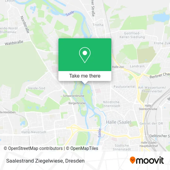 Карта Saalestrand Ziegelwiese