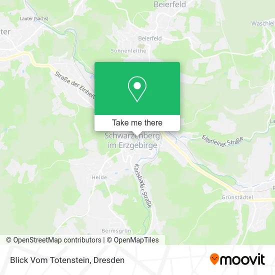 Карта Blick Vom Totenstein