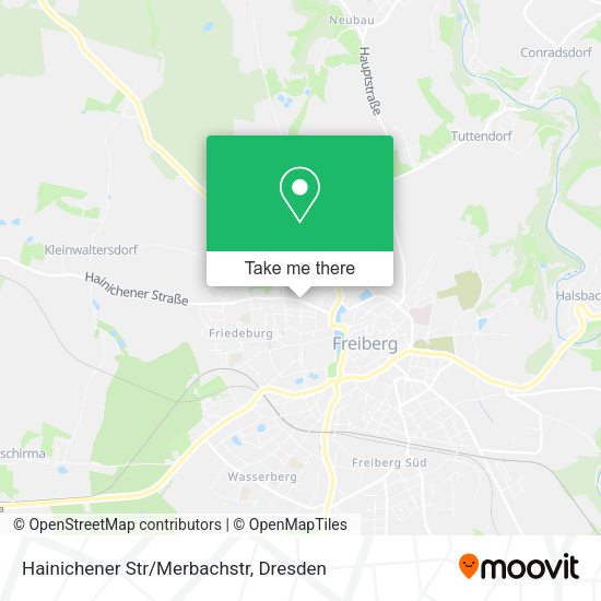 Hainichener Str/Merbachstr map