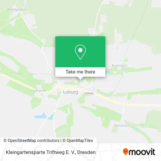 Карта Kleingartensparte Triftweg E. V.