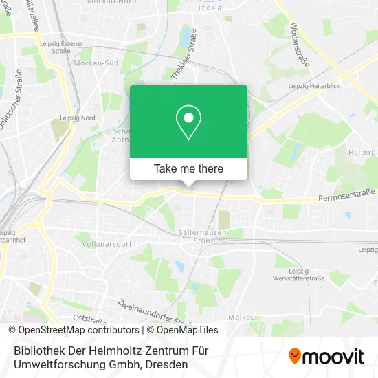 Карта Bibliothek Der Helmholtz-Zentrum Für Umweltforschung Gmbh