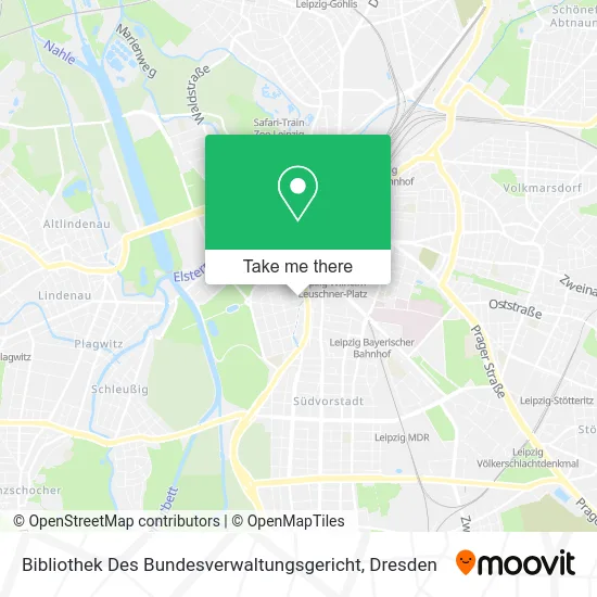 Карта Bibliothek Des Bundesverwaltungsgericht