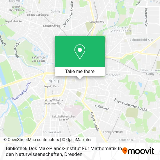 Карта Bibliothek Des Max-Planck-Institut Für Mathematik In den Naturwissenschaften