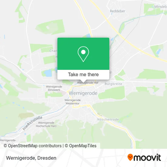 Wernigerode map