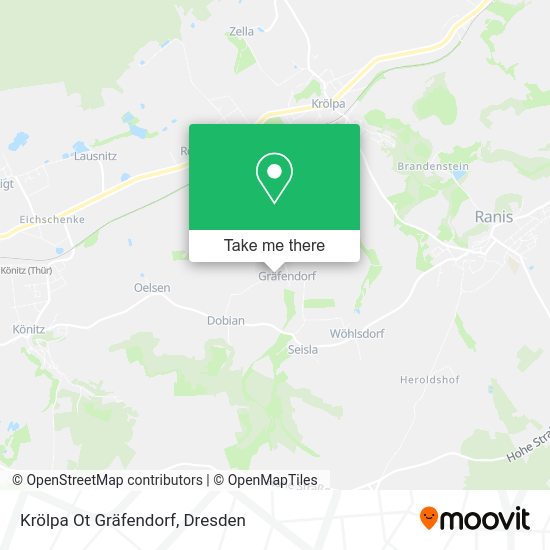 Карта Krölpa Ot Gräfendorf